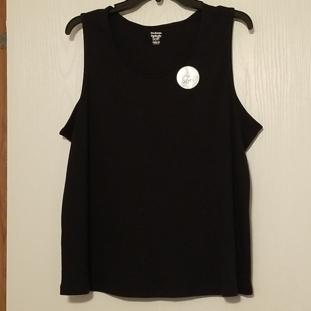 Kim Rogers size XLP Black Tank Top